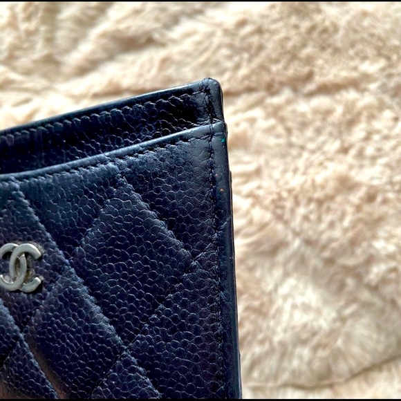 Chanel Black Caviar Flat Cardholder - Picture 3 of 7